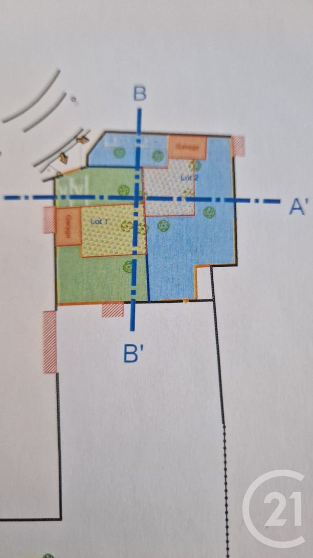 terrain à vendre - 297.0 m2 - VERGEZE - 30 - LANGUEDOC-ROUSSILLON - Century 21 L'Agence Des Garrigues